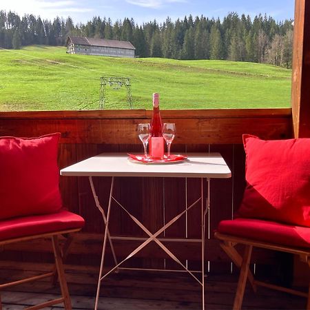 Ferienwohnung Bergblick Am Rande Der Wildnis Sibratsgfäll Esterno foto
