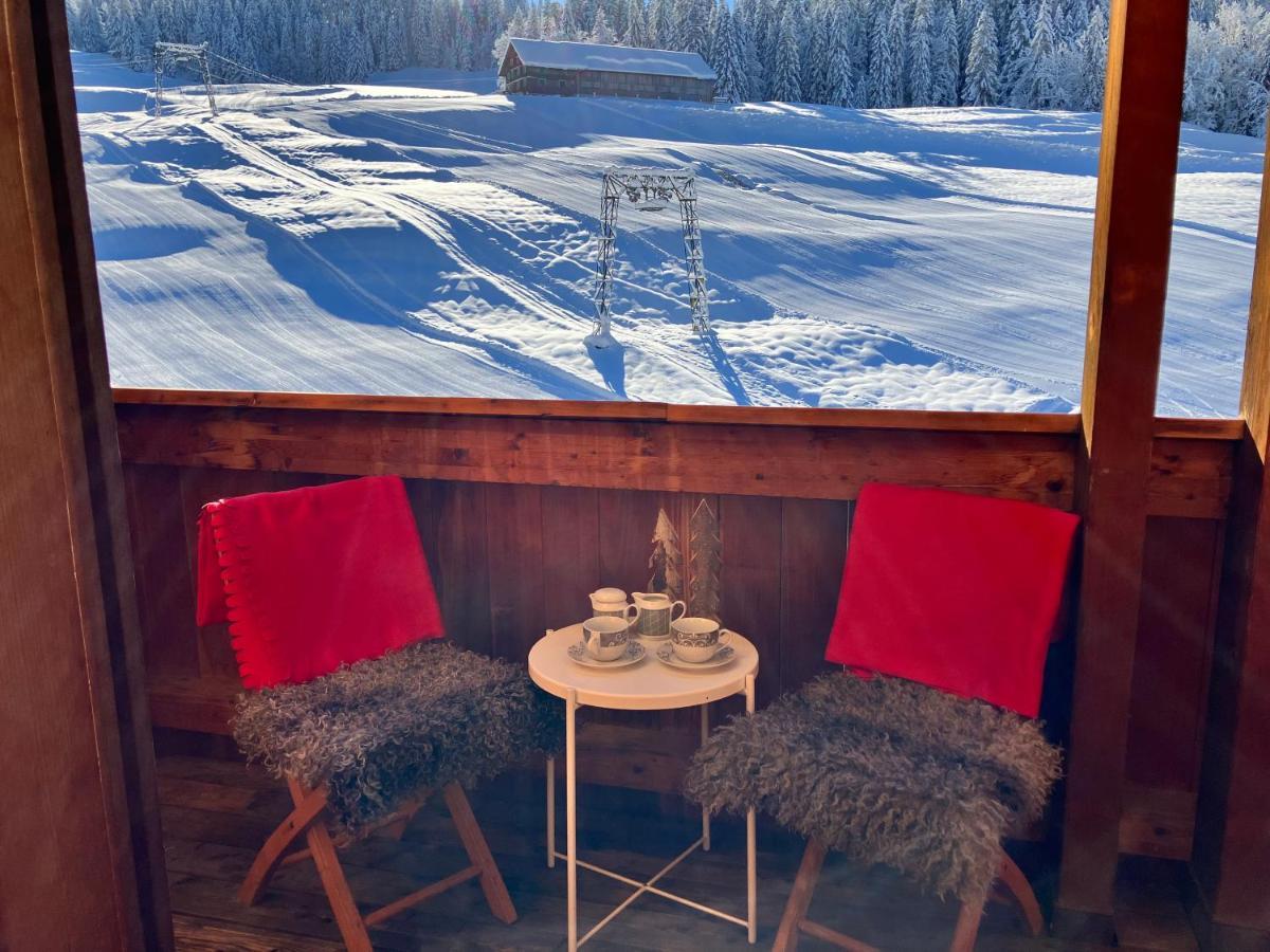 Ferienwohnung Bergblick Am Rande Der Wildnis Sibratsgfäll Esterno foto
