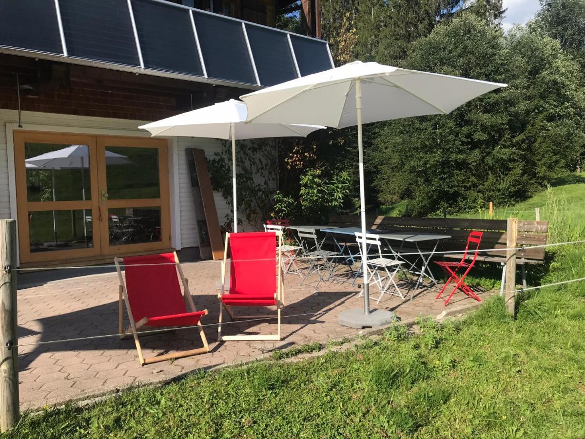 Ferienwohnung Bergblick Am Rande Der Wildnis Sibratsgfäll Esterno foto