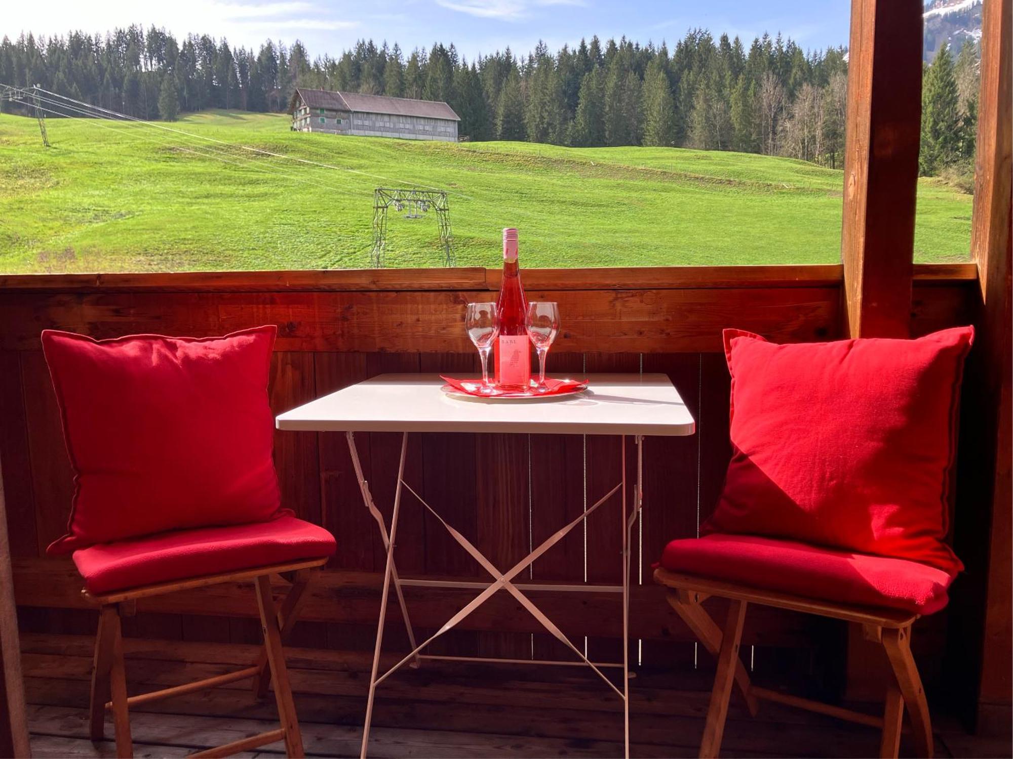 Ferienwohnung Bergblick Am Rande Der Wildnis Sibratsgfäll Esterno foto